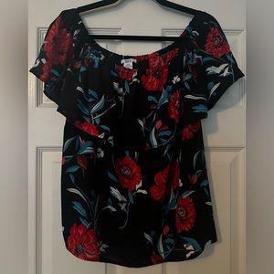 Size large off shoulder blouse from bar lll